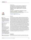 Comparative Transcriptomic Analysis of Dermal Wound Healing Reveals De Novo Skeletal Muscle Regeneration in Acomys Cahirinus