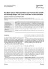 Hot Water Extract of Oriental Melon Leaf Promotes Hair Growth and Prolongs Anagen Hair Cycle: In Vivo and In Vitro Evaluation