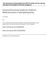 Structural and Functional Studies of L-PGDS and SMPDL3A Enzymes in Lipid Signaling Family