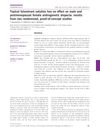 Topical Fulvestrant Solution Has No Effect on Male and Postmenopausal Female Androgenetic Alopecia: Results from Two Randomized, Proof-of-Concept Studies
