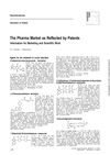 The Pharmaceutical Market as Reflected by Patents