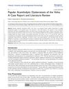 Papular Acantholytic Dyskeratosis of the Vulva: A Case Report and Literature Review