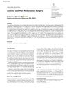 Anxiety and Hair Restoration Surgery