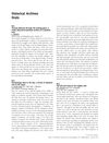 Historical Archives: Dermatological Topics and Figures