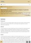 Stem Cell-Derived Conditioned Medium for Alopecia: A Systematic Review and Meta-Analysis