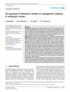 An Appraisal of Laboratory Models of Androgenetic Alopecia: A Systematic Review