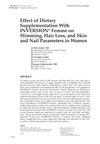 Effect of Dietary Supplementation with INVERSION Femme on Slimming, Hair Loss, and Skin and Nail Parameters in Women