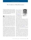 The Aesthetics of Hair Restoration