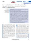 Safety and Effectiveness of Juvéderm Ultra Plus Injectable Gel in Correcting Severe Nasolabial Folds in Chinese Subjects