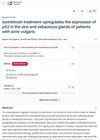 Isotretinoin Treatment Upregulates the Expression of P53 in the Skin and Sebaceous Glands of Patients With Acne Vulgaris
