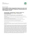 Green Synthesis of Silver Nanoparticles Using Grewia Optiva Leaf Aqueous Extract and Isolated Compounds as Reducing Agent and Their Biological Activities