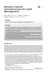 Women's Health Considerations for Lipid Management