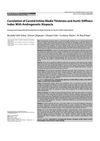 Correlation of Carotid Intima Media Thickness and Aortic Stiffness Index with Androgenetic Alopecia