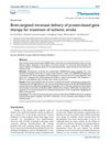 Brain-Targeted Intranasal Delivery of Protein-Based Gene Therapy for Treatment of Ischemic Stroke