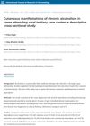 Cutaneous Manifestations of Chronic Alcoholism in Cases Attending Rural Tertiary Care Center: A Descriptive Cross-Sectional Study
