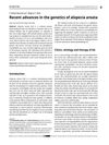 Recent Advances in the Genetics of Alopecia Areata