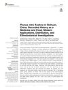 Prunus Mira Koehne in Sichuan, China: Recorded History as a Medicine and Food, Modern Applications, Distribution, and Ethnobotanical Investigations
