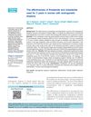 The Effectiveness of Finasteride and Dutasteride Used for 3 Years in Women with Androgenetic Alopecia