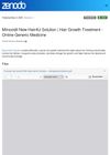 Minoxidil New Hair4U Solution: Hair Growth Treatment - Online Generic Medicine