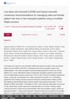 Low-Dose Oral Minoxidil and Topical Minoxidil: Consensus Recommendations for Managing Male and Female Pattern Hair Loss in Hair Transplant Patients Using a Modified Delphi Process