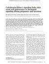 Calcineurin/NFATc1 Signaling Links Skin Stem Cell Quiescence to Hormonal Signaling During Pregnancy and Lactation