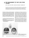 The Management of Hair Loss from Trauma