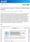 Formulation And Evaluation Of Poly-Herbal Medicated Baby Shampoo