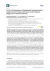 In Vitro Performance of Dutasteride-Nanostructured Lipid Carriers Coated with Lauric Acid-Chitosan Oligomer for Dermal Delivery