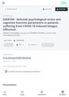 Selected Psychological Stress and Cognitive Function Parameters in Patients Suffering from COVID-19 Induced Telogen Effluvium