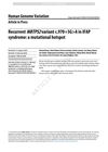 Recurrent MBTPS2 Variant c.970+5G>A in IFAP Syndrome: A Mutational Hotspot