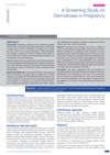 A Screening Study on Dermatoses in Pregnancy