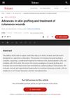 Advances in Skin Grafting and Treatment of Cutaneous Wounds