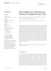 New Insights Into Inflammatory Memory of Epidermal Stem Cells