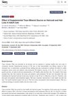 Effect of Supplemental Trace Mineral Source on Haircoat and Hair Loss in Adult Cats
