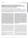 Exogenous Testosterone or Testosterone with Finasteride Increases Bone Mineral Density in Older Men with Low Serum Testosterone