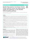 Bacillus/Trapa Japonica Fruit Extract Ferment Filtrate Enhances Human Hair Follicle Dermal Papilla Cell Proliferation via the Akt/ERK/GSK-3β Signaling Pathway
