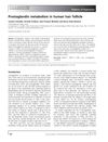 Prostaglandin Metabolism in Human Hair Follicle
