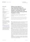 Efficacy and Safety of Dual-Targeted Therapy for Refractory Inflammatory Bowel Disease: A Retrospective Case Series from Three Tertiary General Hospitals in China