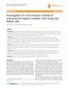 Investigation of a Non-Invasive Method of Assessing the Equine Circadian Clock Using Hair Follicle Cells