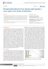 Paraphenylenediamine Hair Dyeing Nephropathy: A Case Report and Review of Literature