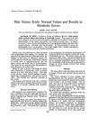 Hair Amino Acids: Normal Values and Results in Metabolic Errors