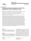 Frequency of the Types of Alopecia at Twenty-Two Specialist Hair Clinics: A Multicenter Study