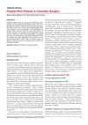 Platelet-Rich Plasma in Cosmetic Surgery