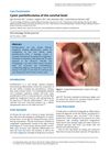 Cystic Panfolliculoma of the Conchal Bowl