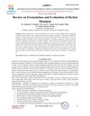 Review on Formulation and Evaluation of Herbal Shampoo