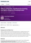 Efficacy of Platelet-Rich Plasma for Treating Androgenic Alopecia of Varying Grades