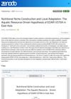 Nutritional Niche Construction and Local Adaptation: The Aquatic Resource-Driven Hypothesis of EDAR V370A in East Asia