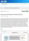 Formulation and Evaluation of Herbal Hair Dye