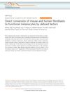 Direct Conversion of Mouse and Human Fibroblasts to Functional Melanocytes by Defined Factors