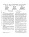 Towards Fairer Health Recommendations: Finding Informative Unbiased Samples via Word Sense Disambiguation